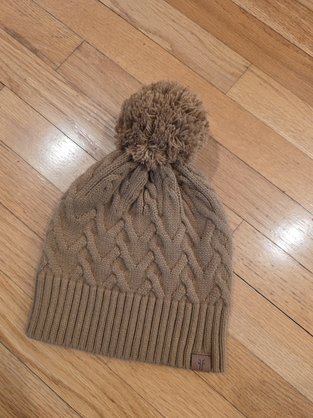 Frye Pom Knit Beanie